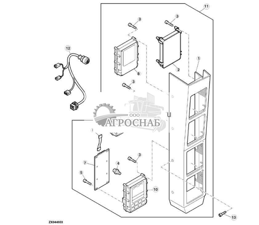 Cornerpost Display Panel, RH ( 